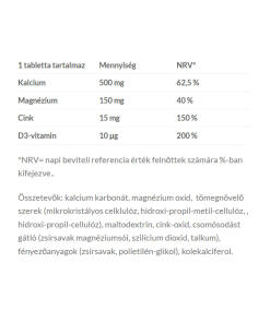 JutaVit - Kalsium-Magnesium-Sinkki+D3 Forte (30 tablettia) - Image 2