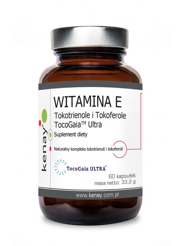 KENAY Vitamin E Tocotrienols and Tocopherols TocoGaia Ultra (60 caps)