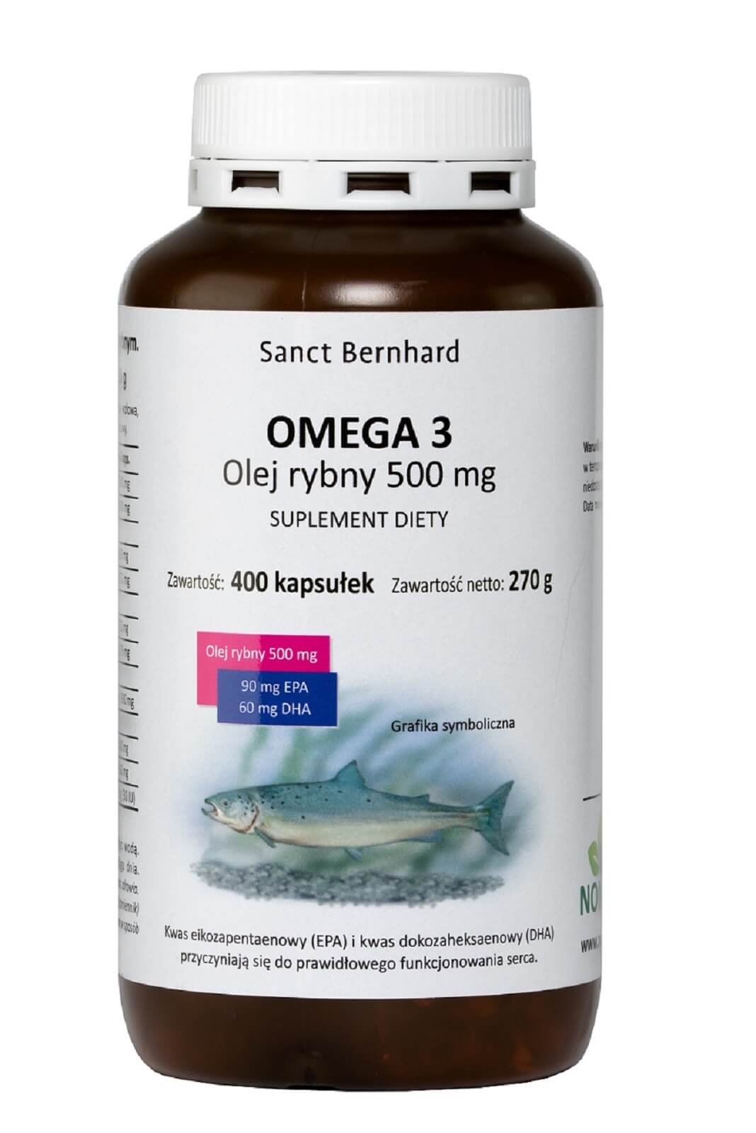 KRAUTERHAUS SANCT BERNHARD Omega 3 Fish Oil Capsules