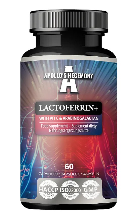 Apollo's Hegemony - Laktoferriini+ C-vitamiinilla ja Arabinogalaktaanilla - 60 kapselia