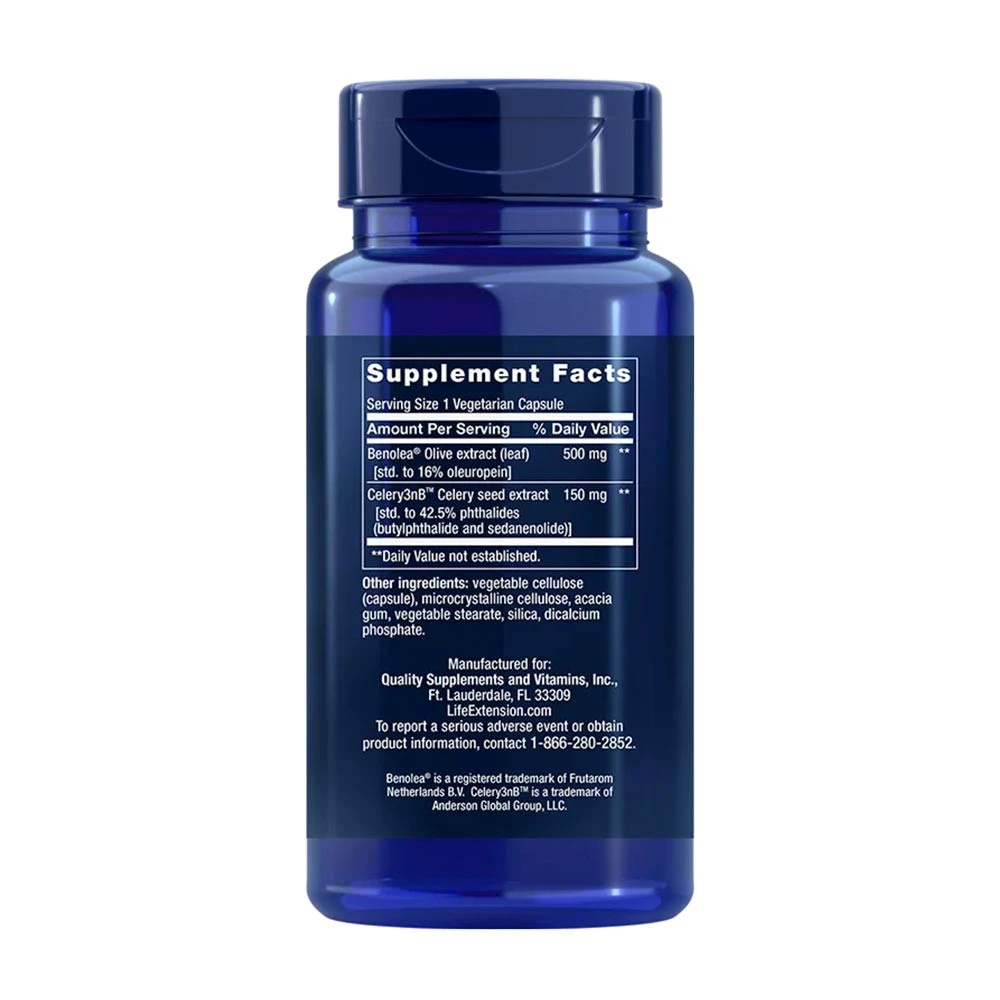 Edistynyt oliivinlehtiuute verisuonten tueksi - 60 kapselia - Image 2