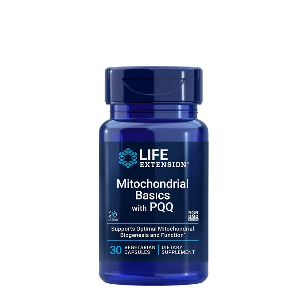 Life Extension - Mitochondrial Basics with PQQ (30 Veg Capsules)