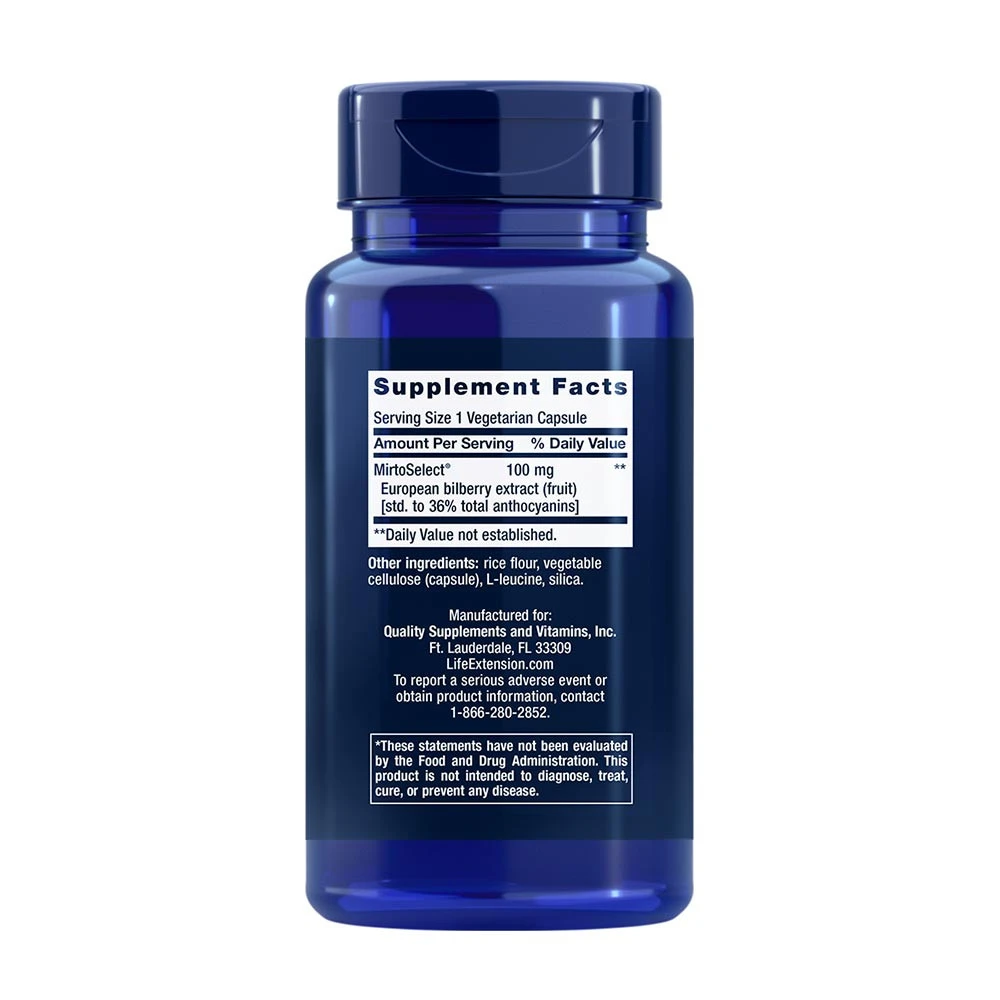 Mustikkauute standardoitu eurooppalainen, 100 mg - 90 kapselia - Image 3