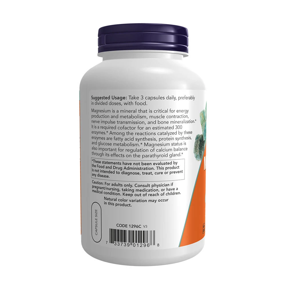 Magnesiumsitraatti, 400 mg - 240 kapselia - Image 3