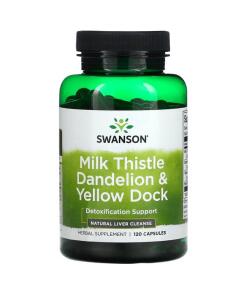 Milk Thistle Dandelion & Yellow Dock - 120 caps
