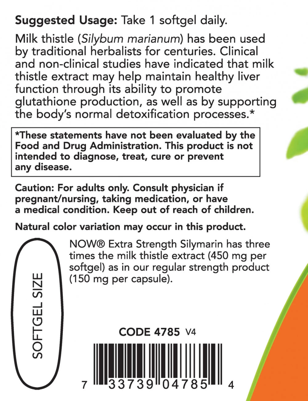 Maitotyrniuute, extra vahva - 120 kapselia - Image 3