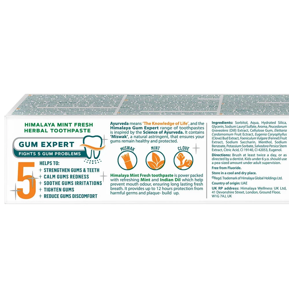 Mynte Raikas Yrttihampaidenhoitotahna - 75 ml - Image 2