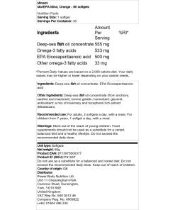 Orange - 60 softgels