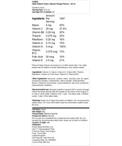 naturlig appelsinsmag - 25 ml.