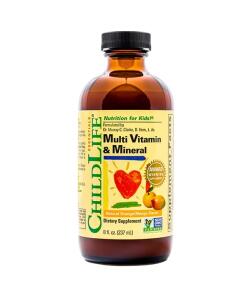 Monivitamiini & hivenaine, Luonnollinen Appelsiini/Mango - 237 ml - Image 4