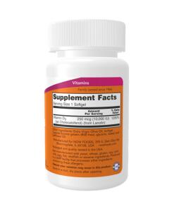 NOW Foods - D3-vitamiini 10 000 IU - Image 6