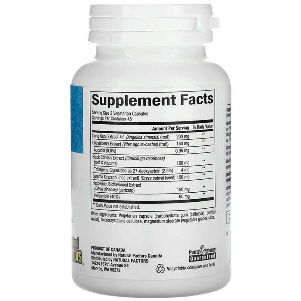 Natural Factors WomenSense 90 kapselia - Image 3