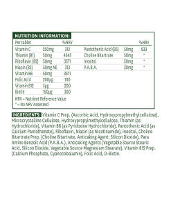 Natures Aid - B-50-kompleksi + C (30 tablettia) - Image 2