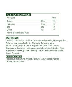 Magnesium + Zinc (90 Tablets)