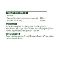 Natures Aid - Natures Aid Karpalo 200 mg (30 tablettia) - Image 2