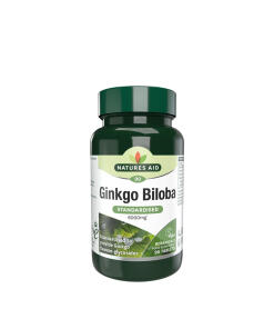 Natures Aid Ginkgo Biloba Standardised 120 mg (90 Tablets)