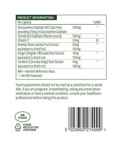 Natures Aid - Glukosamiini & Kondroitiinikompleksi (90 kapselia) - Image 3