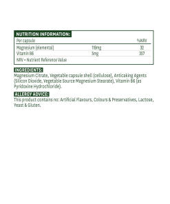Natures Aid - Magnesiumsitraatti (60 kapselia) - Image 2