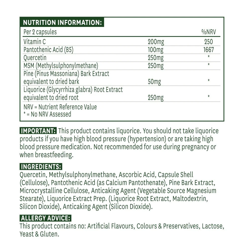 Natures Aid - Kvartsetiinikaava (90 kapselia) - Image 2