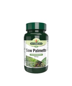 Natures Aid Saw Palmetto Standardised 500 mg (90 Tablets)