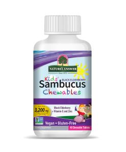 Nature's Answer Kids Sambucus Purutabletit, 45 purutablettia - Image 2