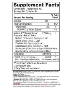 Nature's Answerin Mullein-X Yskänlääkesiirappi 4 oz (120 ml) - Image 3