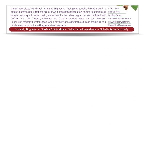 Nature's Answer Periobrite Hammastahna Cinnamint 113,4 g - Image 4