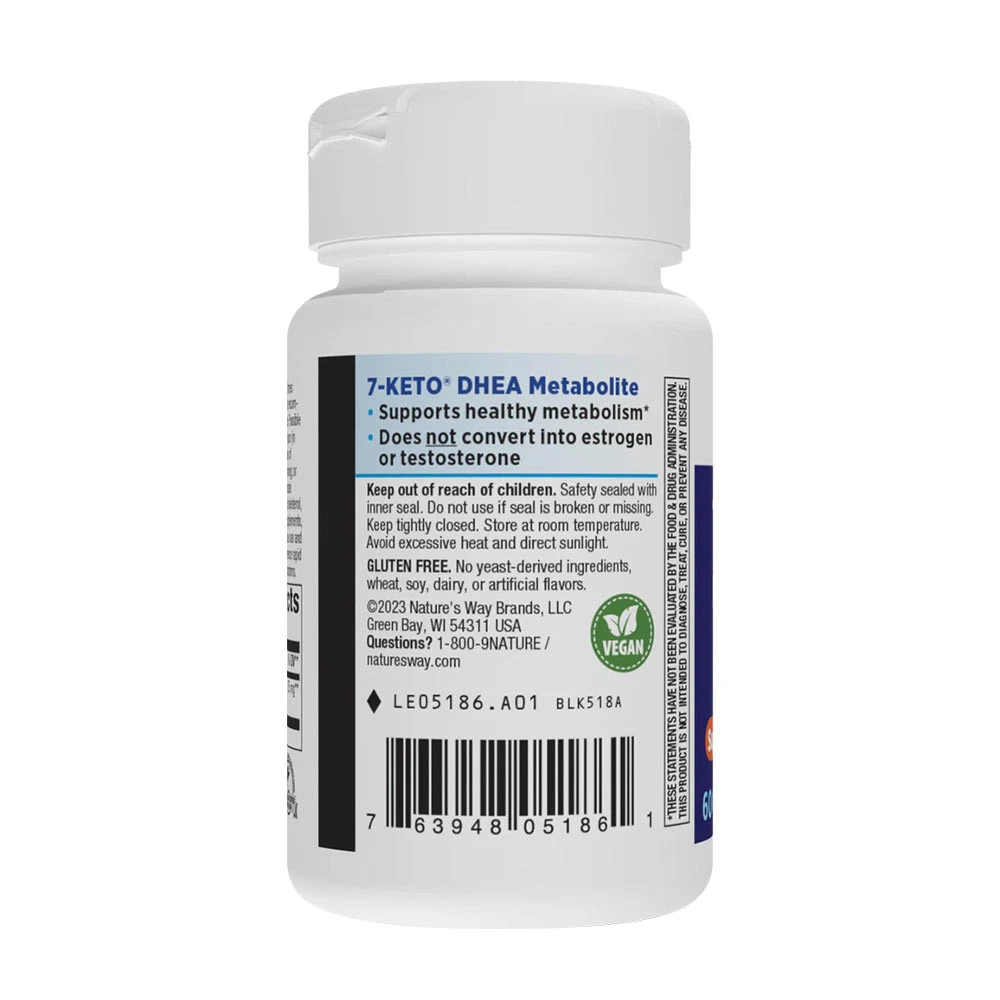 Nature's Way - 7-Keto DHEA (60 kapselia) - Image 3