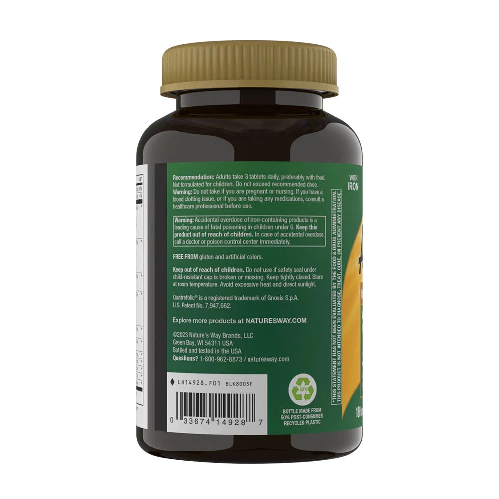 Nature's Way - Alive!® Max3 Teho Monivitamiini (180 tablettia) - Image 3