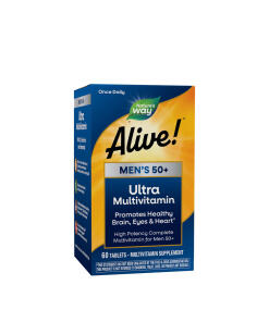 Natures Way Alive!® Men's 50+ Ultra Multivitamin (60 Tablets)
