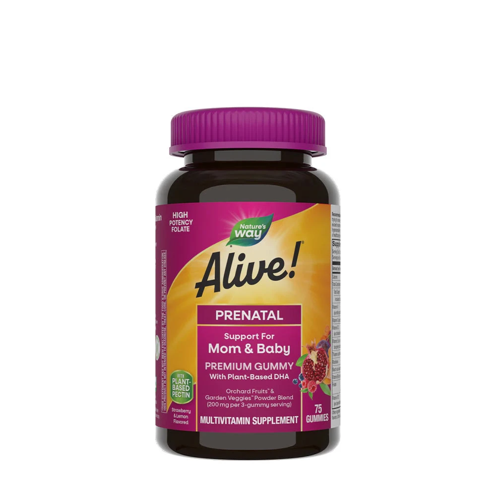 Natures Way Alive!® Premium Prenatal Gummies (75 Gummies