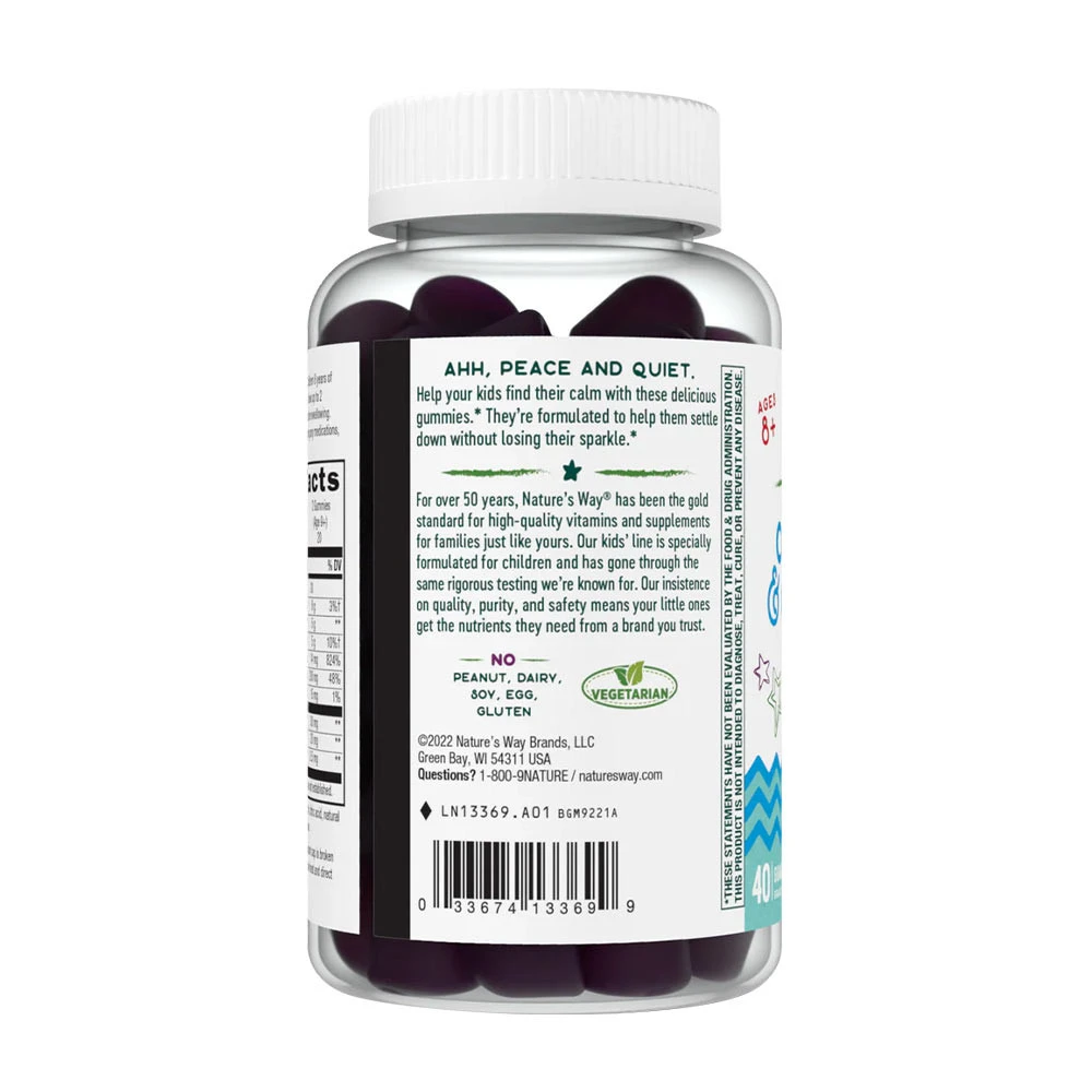 Nature's Way - Nature's Way Kids Cool, Calm & Collected (40 kumivitamiinia) - Image 3