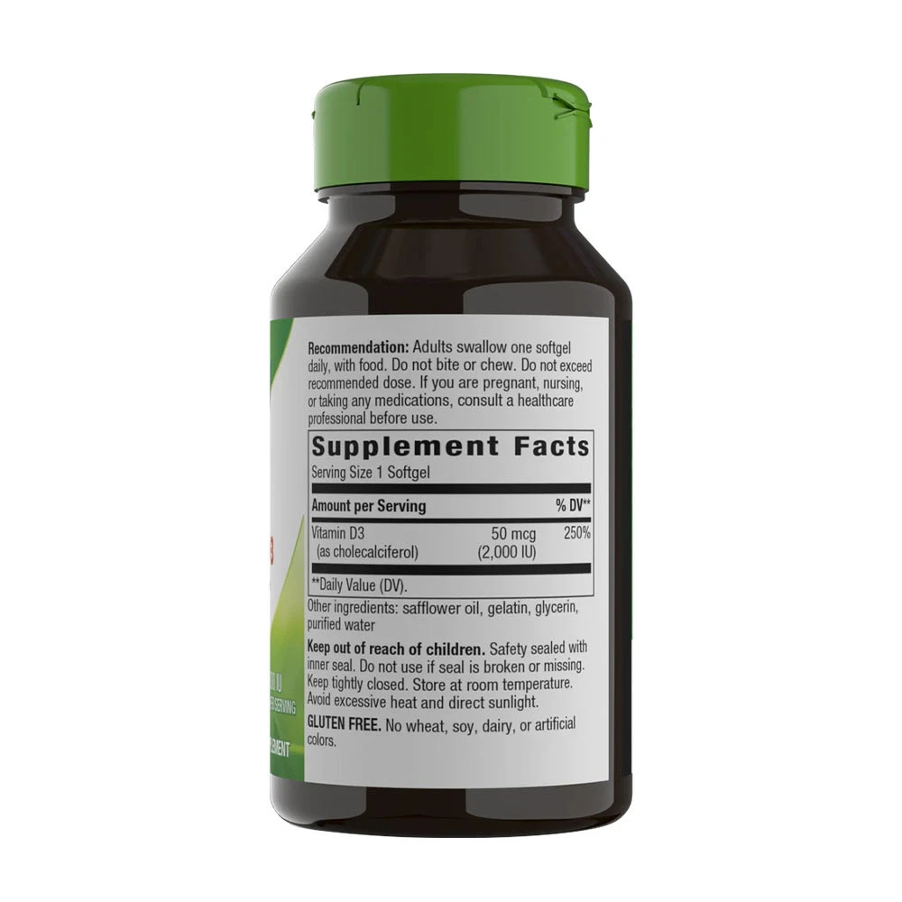 Nature's Way - D3-vitamiini 240 pehmeää kapselia - Image 2