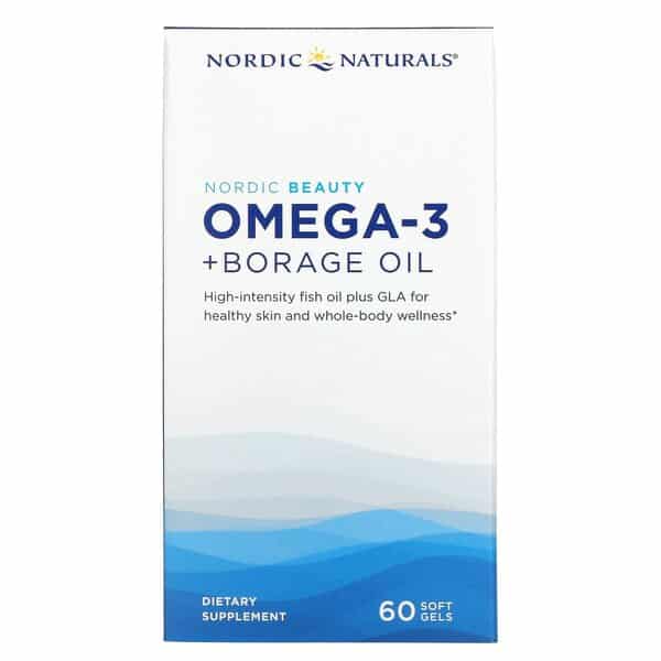 Nordic Beauty Omega-3 + Hjulkroneolie - 60 bløde kapsler