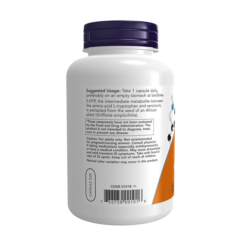 5-HTP, 50 mg - 180 kasviskapselia - Image 3