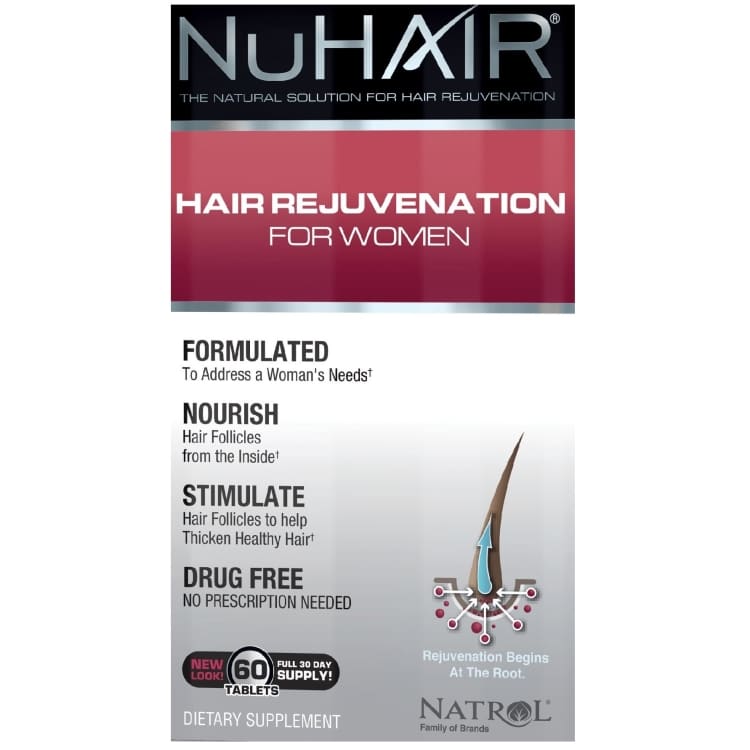 NuHair Hair Rejuvenation til kvinder - 60 tabs
