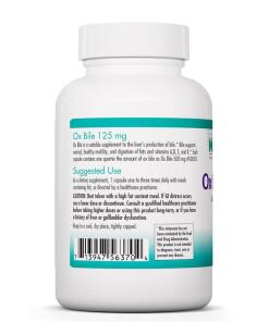 Nutricology Härän sappi 125 mg, 180 kasviskapselia - Image 3