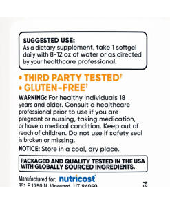 Nutricost - Nutricost Biotiini kookosöljyllä 10 000 µg (150 pehmeää kapselia) - Image 3