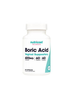 Nutricost Boric Acid Capsules (60 Capsules)