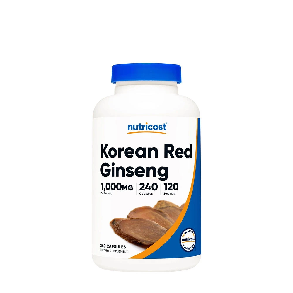Nutricost - Nutricostin korealainen punainen ginseng (240 kapselia)