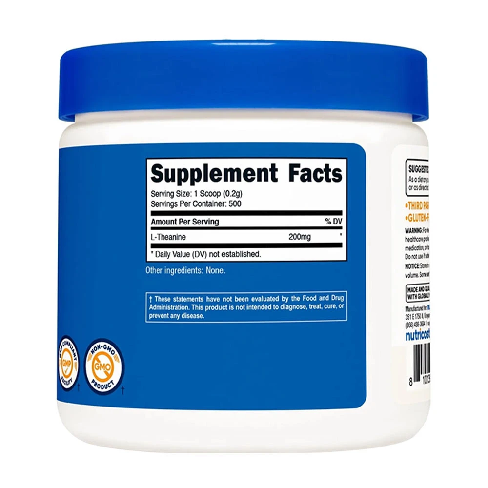 Nutricost L-teaniinijauhe (100 g) - Image 2
