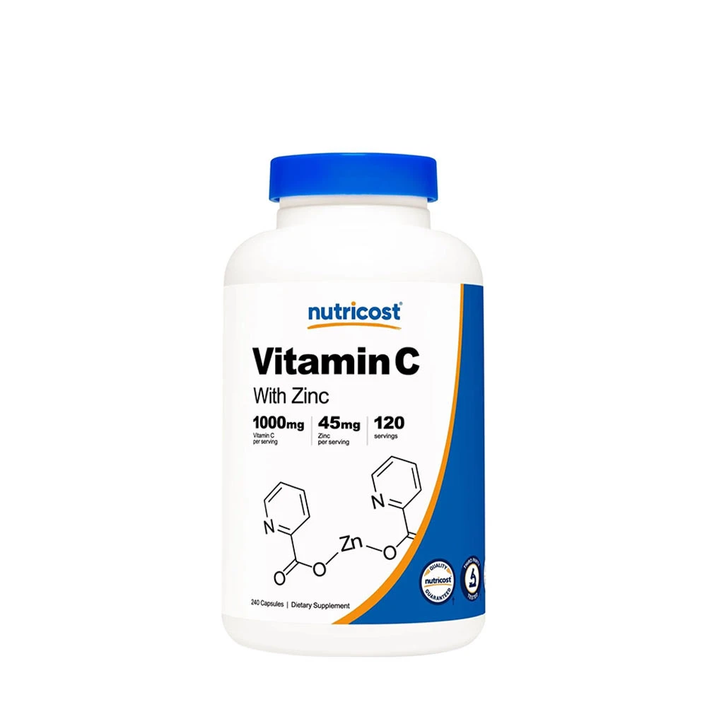 Nutricost - Nutricost C-vitamiini sinkillä 1000 mg (240 kapselia)