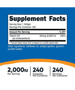000 IU (240 Softgels)