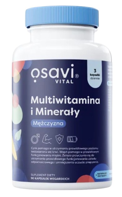 Osavi - Monivitamiinit ja mineraalit miehille (90 kapselia)