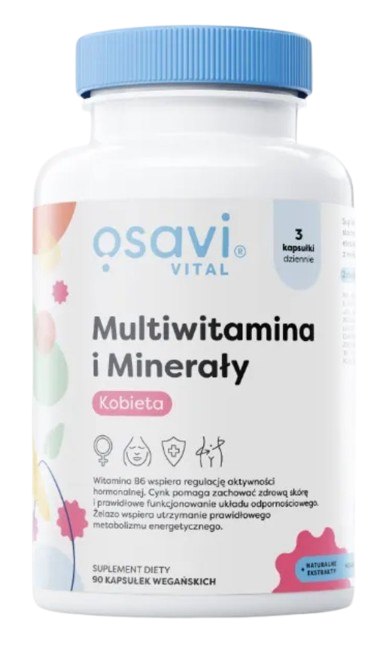 Osavi - Monivitamiinit ja mineraalit naisille (90 kapselia)
