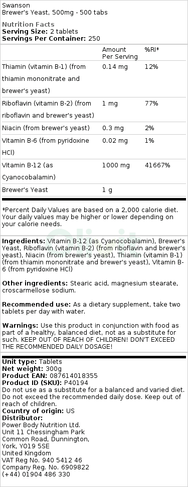 500 mg - 500 tabletter