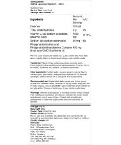 Optimaalinen liposomaalinen C-vitamiini - 150 ml - Image 2