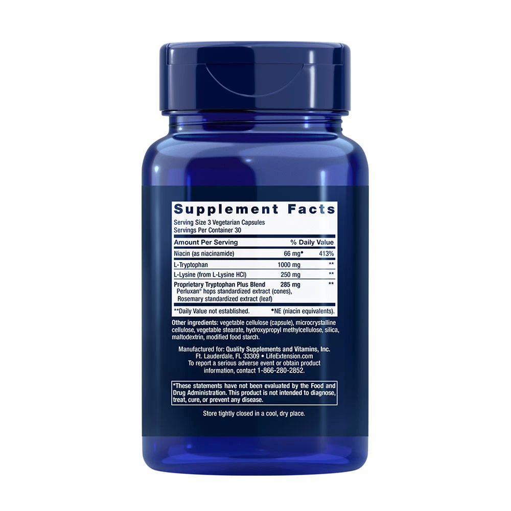 Optimoitu tryptofaani Plus - 90 kapselia - Image 2