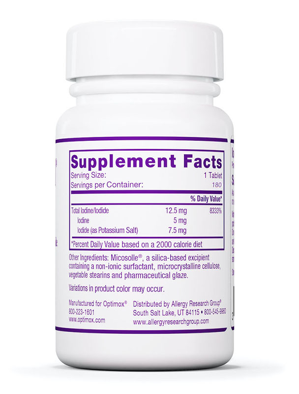 Optimox Corporation Iodoral 12,5 mg, 180 tablettia - Image 3