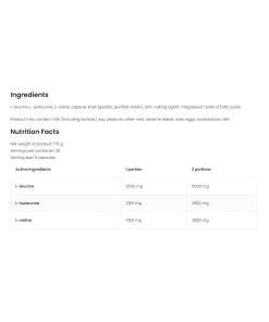 OstroVit - OstroVit BCAA 5000 mg (150 kapselia) - Image 2